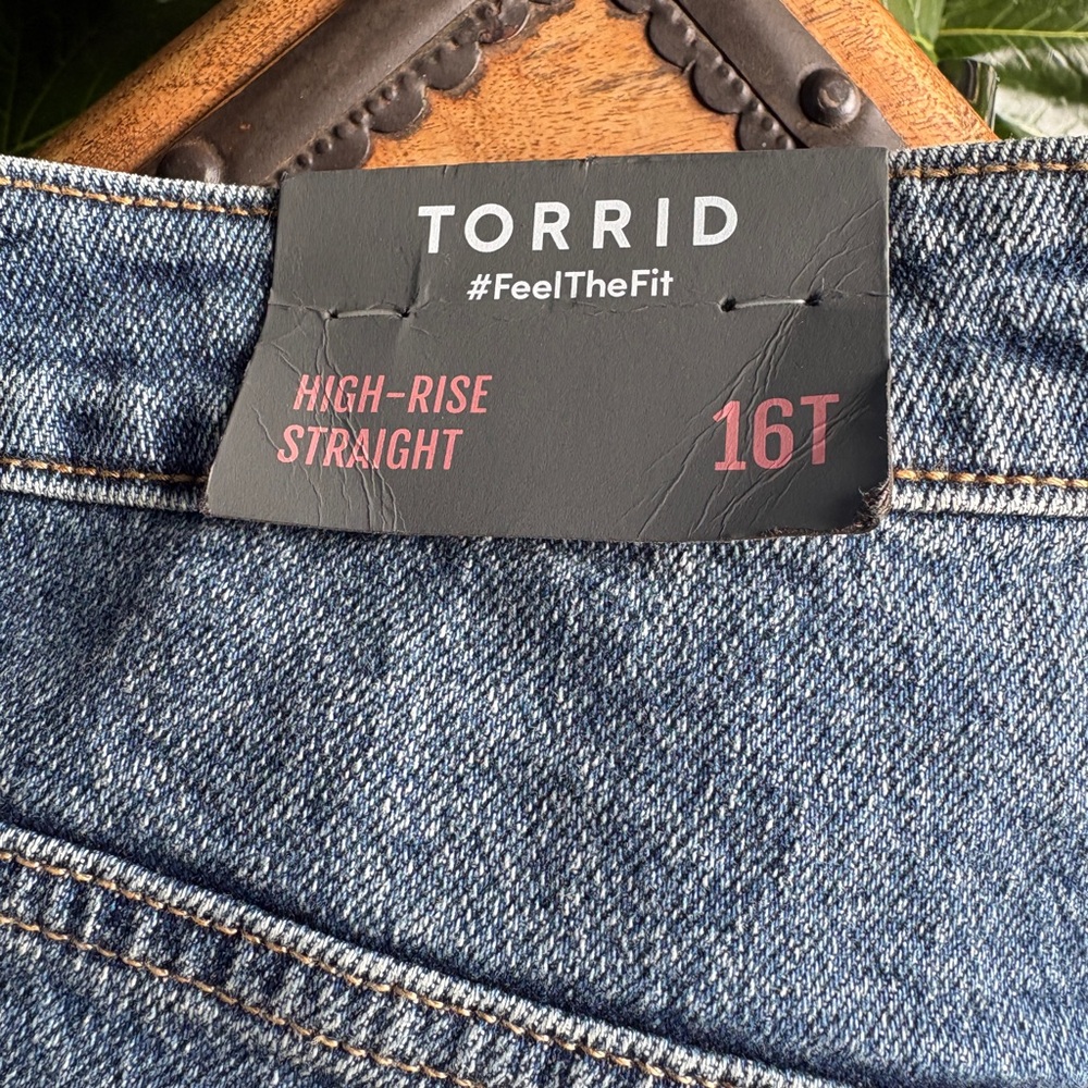 Torrid High-Rise Straight Denim Jeans